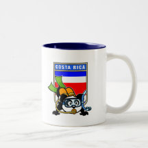 Panda de plongée à l'air du Costa Rica Tasse