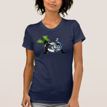 Panda de prise d'air (chemises foncées) t-shirt