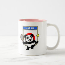 Panda de tennis du Japon Tasses