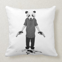 Panda de tueur coussin