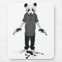 Panda de tueur tapis de souris