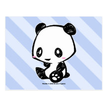 Panda de Weetle Carte Postale