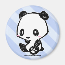 Panda de Weetle Magnets
