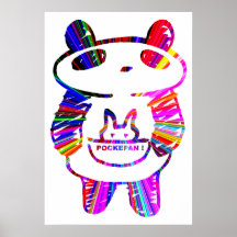 Panda drôle posters