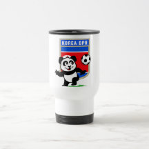 Panda du football de la Corée du Nord Mug