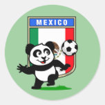 Panda du football du Mexique Autocollant