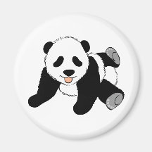 Panda idiot magnets pour réfrigérateur