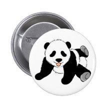 Panda idiot pin's avec agrafe