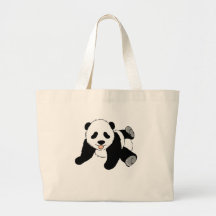 Panda idiot sac en toile