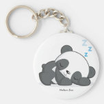 Panda Keychain de sommeil Porte-clef