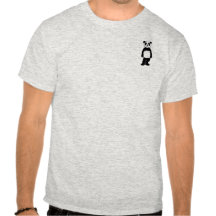 Panda maladroit sur le T-shirt de Jacquard de poch