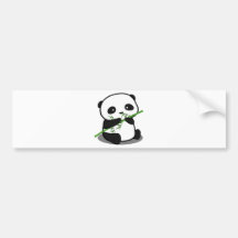Panda mignon adhésifs pour voiture