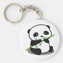 Panda mignon porte-clé