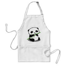Panda mignon tabliers