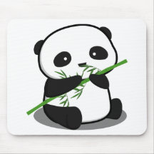 Panda mignon tapis de souris