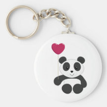 Panda Valentine Porte-clefs