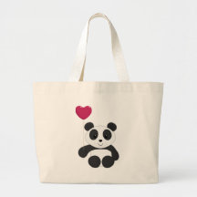 Panda Valentine Sac