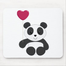 Panda Valentine Tapis De Souris