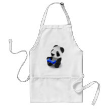 panda Videogamer du bébé 3d Tabliers