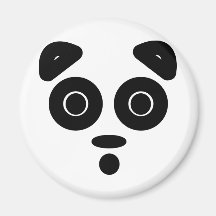 pandamonium. magnets pour réfrigérateur