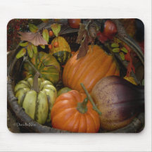 Panier d'automne Mousepad Tapis De Souris