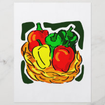Panier de graphique couleur de diff de poivrons prospectus