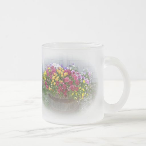 Panier des fleurs mug
