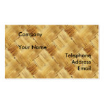 Panier en bambou fait main modèle de carte de visite
