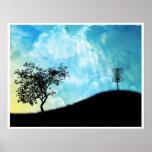 Panier sur une colline #2 affiche