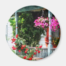 Paniers accrochants et roses s'élevants aimants