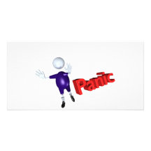 panique carte avec photo