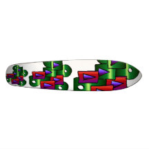 Panneau carré de cercle planche à roulette
