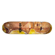Panneau cassé de patin de poupée skateboard customisable