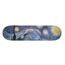 Panneau customisé de patin de nuit étoilée de Van  Skateboards Cutomisables