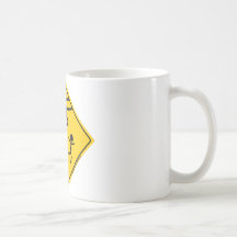Panneau d'avertissement de tornade tasse