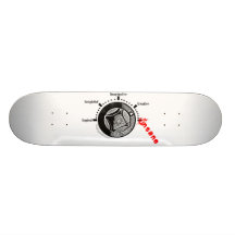 Panneau de cadran planche à roulette