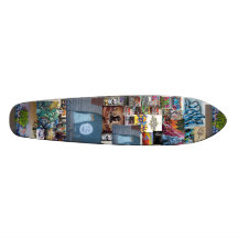 Panneau de croiseur de graffiti planches à roulettes customisées
