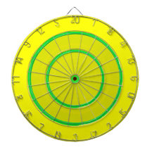 Panneau de dard fait sur commande lumineux vert et jeux de fléchettes