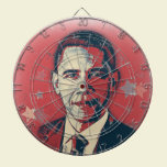 Panneau de dard patriotique d'art de bruit d'Obama tableaux de flèchettes