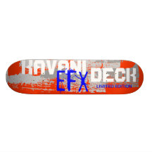 Panneau de la plate-forme EFX de Kavani Skateboard Customisable
