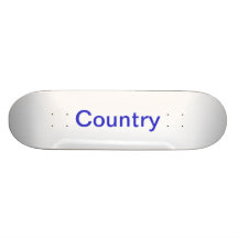 panneau de patin de musique country planches à roulettes