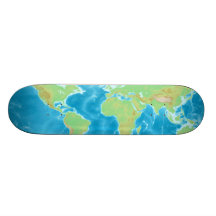 Panneau de patin du monde skateboards personnalisés