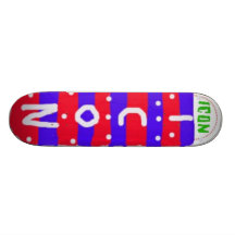 Panneau d'icône de RWB Skateboards Personnalisés