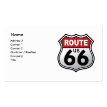 Panneau routier historique de route cartes de visite professionnelles