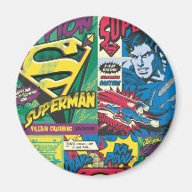 Panneaux comiques de Superman Magnets Pour Réfrigérateur