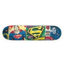 Panneaux comiques de Superman Plateaux De Skateboards Customisés