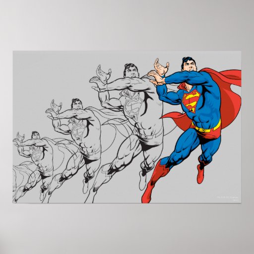 Panneaux comiques de Superman Posters