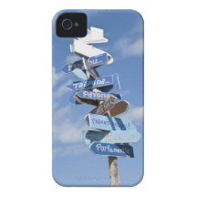 Panneaux routiers de surf coques iPhone 4 Case-Mate