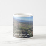 panorama au sol Louisiane de parachutisme de ciel  Mugs À Café