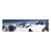 Panorama de Mont Blanc Photos Sur Toile